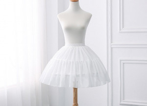 chiffon Petticoat,Bridal Short Crinoline,Cosplay Prom Dress Short Underskirt, Puffy Skirt