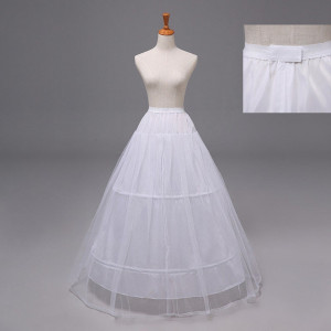 White 1 Layer Tulle A-Line Wedding Dress Petticoat,2 Hoops bridal Petticoat -Vintage Wedding Dress Slip,,Puffy Skirt,Petticoat Crinoline