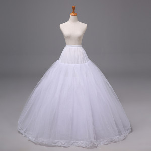 8 layers Super Puffy Hard Tulle Hoopless Petticoat Ball Gown Slip Wedding Dresses Crinoline Bridal Underskirt Pettiskirt