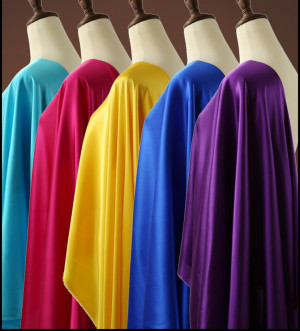Elastic Silk Satin Stretch Silk Satin Fabric for wedding dresses evening dresses  formal wear bridal couture