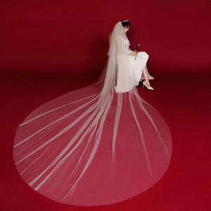 bv2271638 Glitter Tulle Bridal Veils