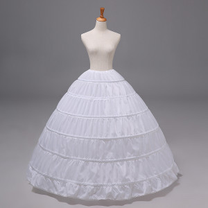 6 Hoops Petticoat Crinoline, hoop skirt, Disney Princess Cosplay dress bustle, Underskirt for Wedding Dress