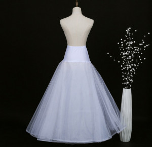 White Bridal wedding Ball gown Petticoat,wedding dress petticoat,Full length a line petticoat