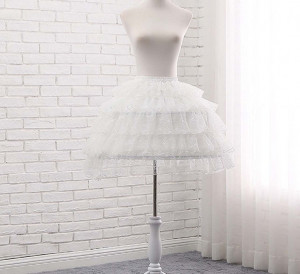 Ivory lace hoop skirt,Plus Size Underskirt Rockabilly Tutu,Petticoats Lady Girls,Petticoats Wedding Bridal
